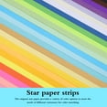 thumbnail image 6 of FRCOLOR Assorted Color Origami Star Folding Paper with Glass Bottle for Home Decor, 6 of 7