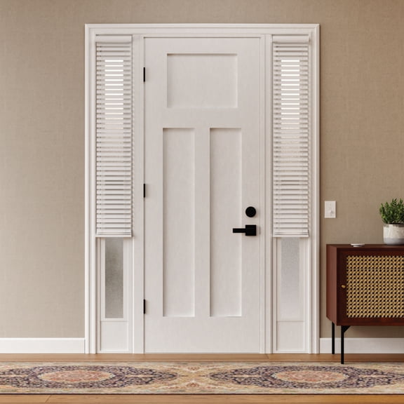 Lumino 1" Light Filtering Vinyl Sidelight Blinds, White, 9"W x 72"L