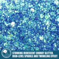 thumbnail image 2 of Glitter Estanoite iridiscente grueso 160 g para resina epóxica y manualidades, 2 of 7