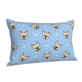 thumbnail image 2 of Kll Cute French Bulldog Pillow Covers Envelope Closure,Super Soft And Cozy Fuzzy Fleece Pillow Case Cover 20"X30", 2 of 9