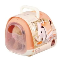 ZMKIAG Realistic Robot Puppy, Toy Dog for Kids, Girls Interactive Plush Stuffed Toys Dog that Walk and Bark, Cute Soft Robot Dog That Walk and Bark, Gifts for Girls 3-5 5-7 6-8 8-12