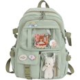 thumbnail image 1 of Mochila Kawaii con Colgante, Mochila con Accesorios de Oso Lindo de Gran Capacidad para Mochila Escolar con múltiples Bolsillos, 1 of 5