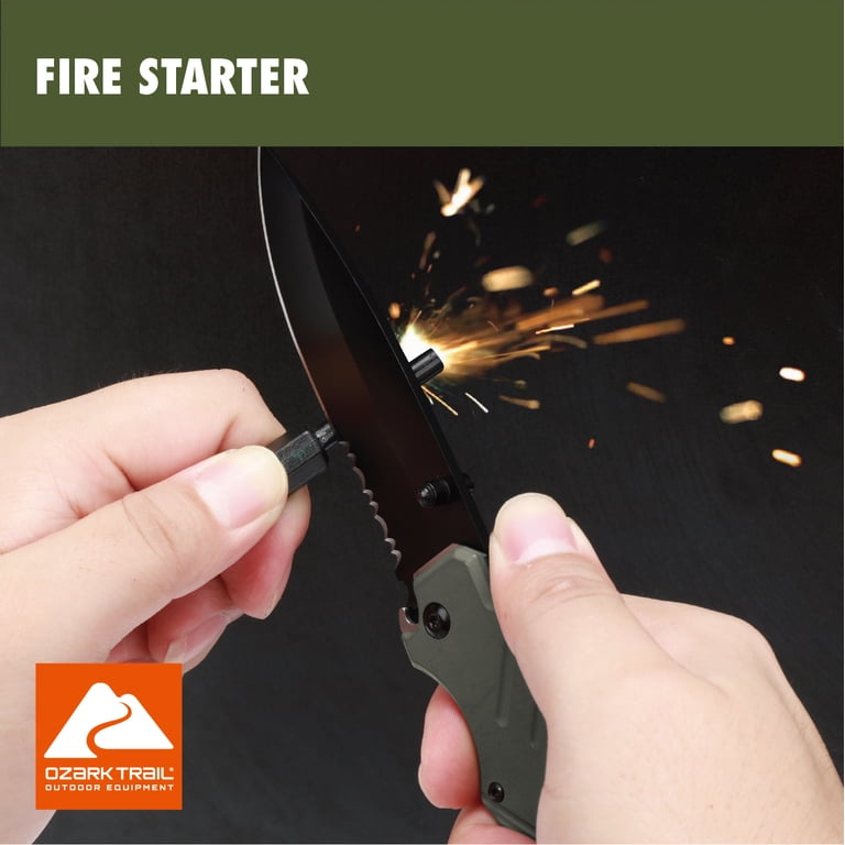 Ozark Trail 7-in-1 Multi Tool Stainless Steel Knife Screwdriver