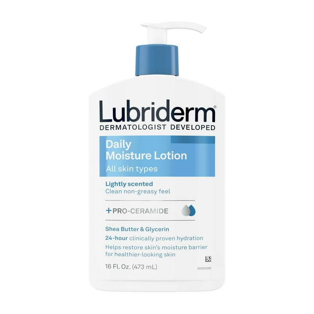 Loción hidratante Lubriderm Daily Moisture 480 ml Pro-Ceramide