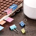 thumbnail image 3 of 40Pcs Binder Clips Assorted Sizes Pastel Paper Clamps Clips Large Medium Small Clips Office Supplies, 3 of 7