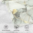 thumbnail image 5 of Yayeee 100% Cotton Hand Towels for Bathroom 16" x 28" Soft Absorbent Kitchen Towel, Gray Marble Pattern, 5 of 7