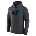 thumbnail image 2 of Men's Charcoal Carolina Panthers Primary Team Logo Fitted Pullover Hoodie, 2 of 3