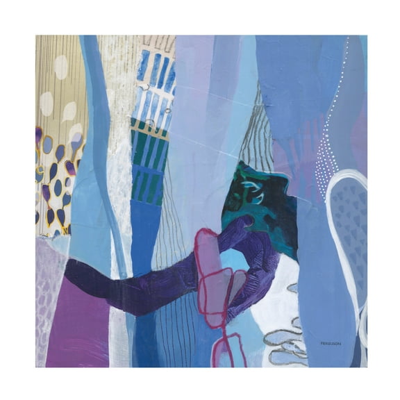 Kathy Ferguson 'Periwinkle' Canvas Art