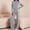 Gray, variant on Josdec Women's 2‑Piece Tracksuit Set, Color‑Block Striped Zip‑Up Stand Collar Long Sleeve Top and Elastic Waist Wide‑Leg Pants, Casual Sport Outfit, S‑2XL
