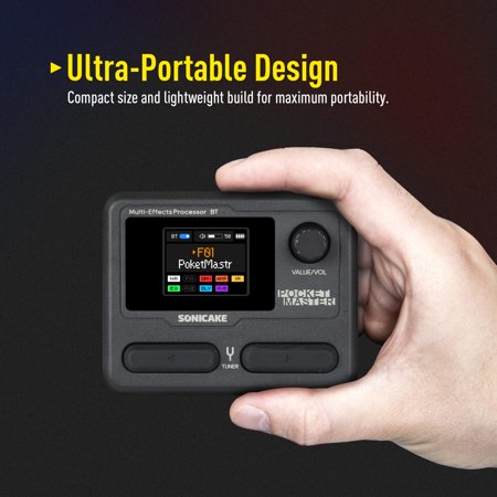 ソニケーキ Sonicake Pocket Master QME-10BK ブラック マルチエフェクター