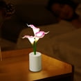 thumbnail image 2 of Artificial Flower Led String Lights Tulips Artificial Flowers Lights Night Light Fake Flowers Bouquet Night Light Bedroom Bedside Light Mood Light For Home Decoration Desktop Ornaments, 2 of 5
