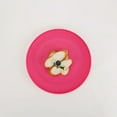 thumbnail image 4 of (4 pack) Mainstays - Fuchsia Pink Round Plastic Plate, Ribbed, 10.5 inch, 4 of 7
