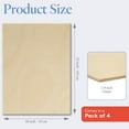 thumbnail image 2 of Baltic Birch Plywood, 18 x 24 x 1/8 Inch - 3 mm Craft Wood, Box of 4 B/BB Grade Baltic Birch Sheets, Perfect for Laser, CNC Cutting and Wood Burning, by Woodpeckers, 2 of 7