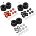 thumbnail image 3 of Xingzhi RCGOFOLLOW Durable Wheel Rims Tyre For 1/16 WPL C14 Crawler RC Car Accessories Silver, 3 of 6