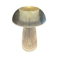 thumbnail image 3 of Djunllk Transparent Pillar Flameless Candles Exquisite LED Battery Operated Candles, Lightweight & Portable Fake Candle Thanksgiving Christmas Decorative Mushroom Shaped Night Lights, 3 of 9