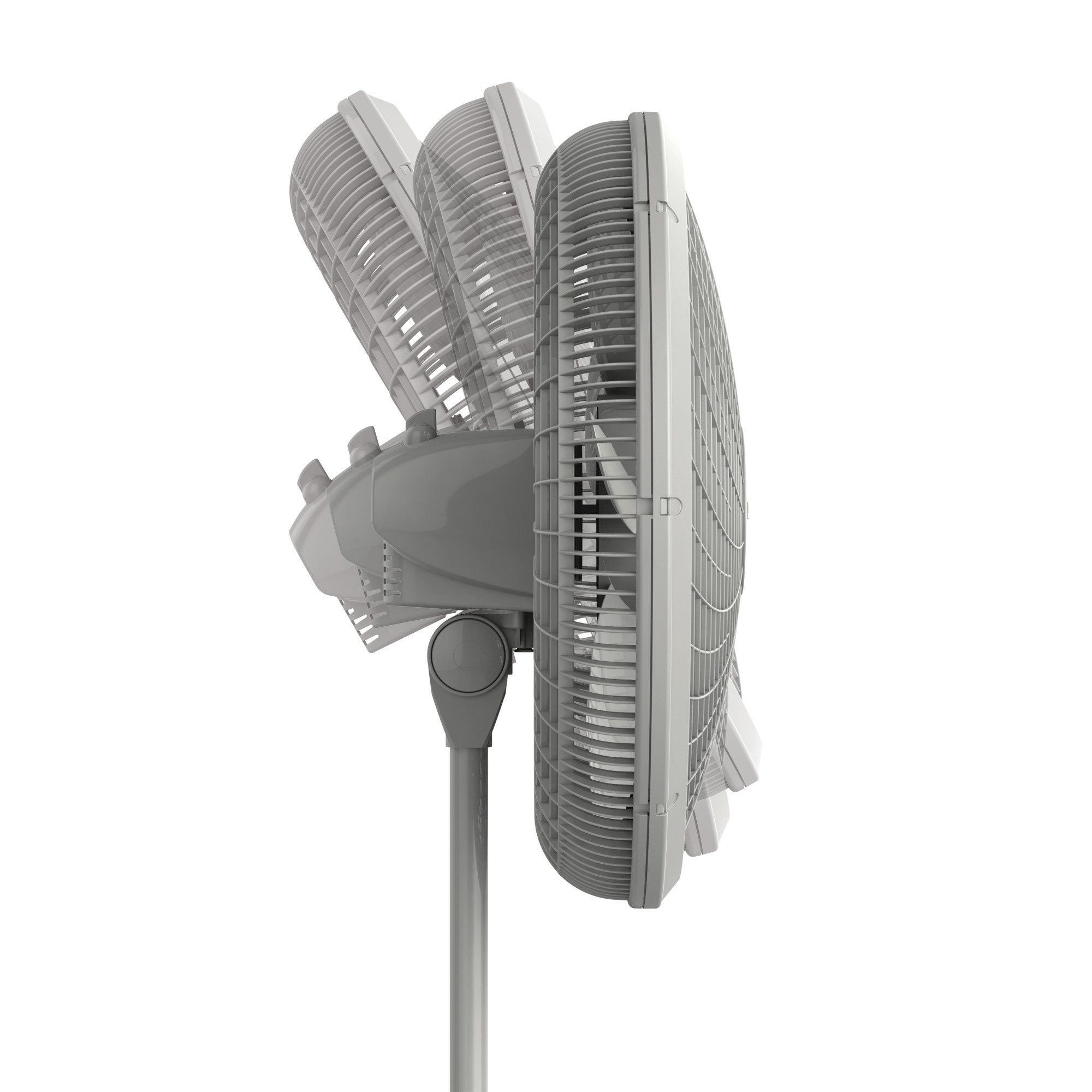 Lasko Cyclone 18" Adjustable Large Room Pedestal Fan, 3 Speeds, 54.5" H, Gray, S18902, New - image 4 of 8