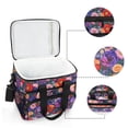 thumbnail image 6 of FORMRS Insulated Cooler Bag 24 Cans Capacity Soft Leakproof Lunch Box with Side Pockets, Beautiful Floral Pattern, 6 of 7