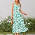thumbnail image 2 of Drses Women Summer Dresses Casual Sleeveless Maxi Dresses Cute Floral Long Dress Wedding Guest Dress, 2 of 8
