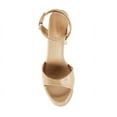 thumbnail image 4 of Schutz Kaila Light Nude Womens Platform Dress High Heeled Ankle Strap Sandals (Light Beige, 11), 4 of 4