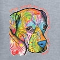 thumbnail image 2 of Neon Lab Dog Lover Shirt | Labrador Dogs Speak To Those Who Listen | Dean Russo Art Animal Lover Women's Standard V-Neck Tee, Heather Grey, X-Large, 2 of 6