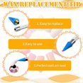 thumbnail image 5 of 16 Pieces Nail Rhinestones Picker Replacement Head Tips for Nail Dotting Pen to Pick Up Nail Gem Jewelry, 5 of 5