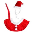 thumbnail image 2 of Pet Krewe Christmas Santa Dog Costume - Small Hat and Collar Set for Xmas Holiday Fun! - Perfect for Halloween, Parties, Photoshoots, Gifts for Dog Lovers, 2 of 8