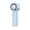 Blue, variant on Portable Handheld Semiconductor Cooling Fan with Ice Ceramic, RGB Ambient Lights, 3 Wind Speeds, USB Rechargeable Mini Cooler Fan for Travel, Commute, Office and Outdoor