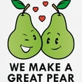thumbnail image 3 of CafePress - We Make A Great Pear Baseball Jersey - Cotton Baseball Jersey, 3/4 Raglan Sleeve Shirt, 3 of 4