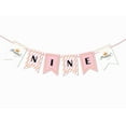 thumbnail image 1 of Inkdotpot I Am NinePaper Pennant BannerFor Boy Happy Birthday Sign PrincessBirthday Party Decorations, 1 of 4
