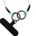 thumbnail image 6 of MERIGLARE Phone Lanyard Phone Tether Tab Heavy Duty Metal Multipurpose with Tether Tab Detachable Phone Lanyard Phone Lanyard Tab Blue, 6 of 8