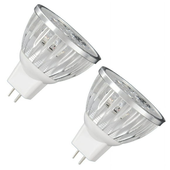 2X 4W Dimmable MR16 LED Bulb/3200K Warm White LED Spotlight/50 Watt Equivalent Bi Pin GU5.3 Base/330 Lumen,2 x MR16 4W LED Spotlight