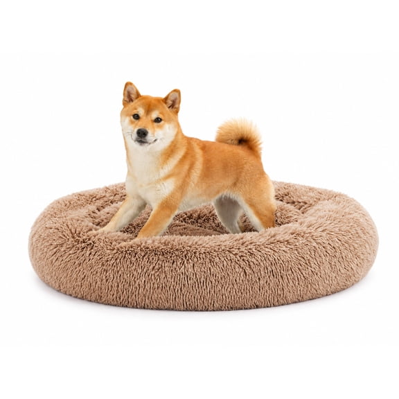 Alvantor 30''/36'' Dog Bed Comfortable Donut Cuddler Round Pet Beds Ultra Soft Washable Dog and Cat Cushion Bed, Fits up to 45 lbs/90 lbs Pets