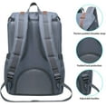 thumbnail image 5 of KAUKKO Laptop Outdoor Backpack, Traveling Rucksack Fits 15.6 Inch Laptop(5-7-Grey), 5 of 5