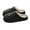 Black Slippers for Women _k, variant on Waterproof Diamond Quilted Fur Lined Mule Slipper Women Warm Outdoor Shoe Black 40
