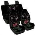 thumbnail image 6 of Xoenoiee Rose Flowers Hummingbird Print Car Seat Covers Full Set for Women Men Auto Seats Protector Soft Seat Cover Front & Split Rear Bench Seats Cover for Cars Sedan SUV, Universal Fit, 6 of 7