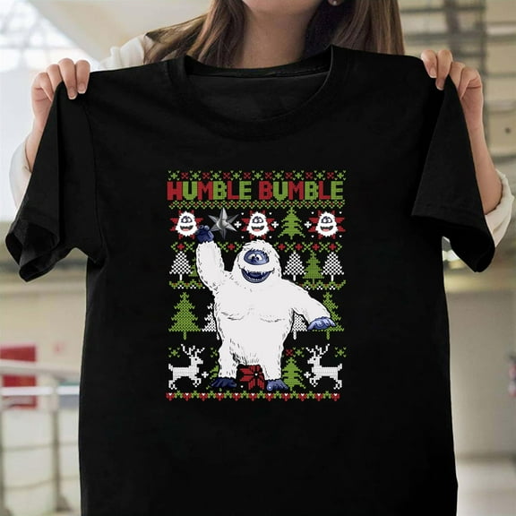 Humble Bumble Abominable Snowman Christmas Graphic Unisex T-Shirt, Retro Movie Gift G0030, Up to Size 5XL