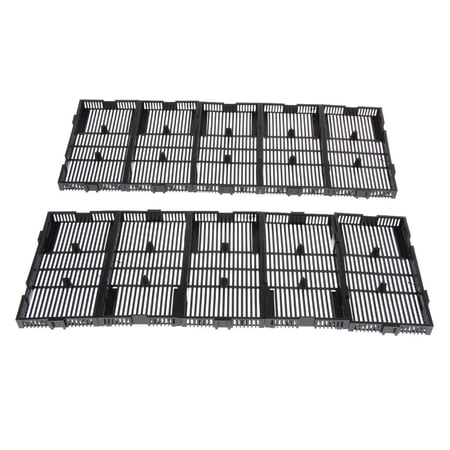 Set of 10 Fish Tank Under Gravel Filter Portable Sand Filters Plate Water Filter