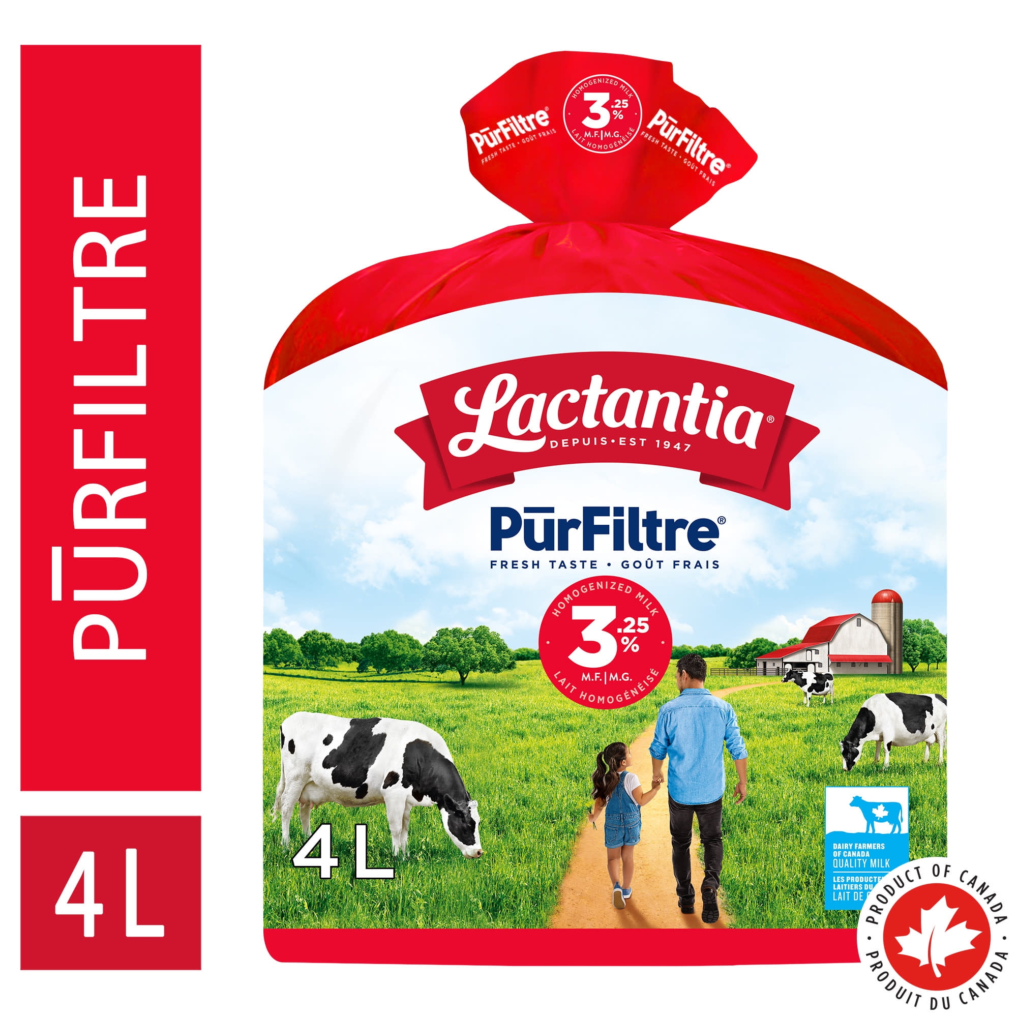 Lactantia PurFiltre, Lait entier 3,25 % 4lt