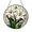Acrylic 3.5 Inch, variant on Springtime Lily Blossom Window Sun Catcher, Bright Stained Glass Style Floral Decor, Nature Gift Idea