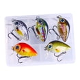 thumbnail image 1 of 5 uds Mini Crank Señuelos de Pesca Cebo Duro Swim Cebo de Pesca Artificial Cola Mini Crankbait, 1 of 8