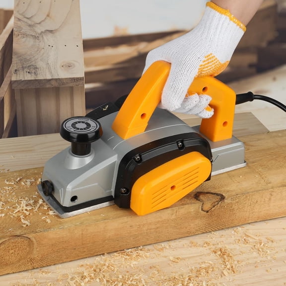 3-1/4-Inch Electric Hand Planer with TCT Blade and Copper Motor for Precision Woodworking