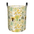 thumbnail image 6 of Lsque Animal Tree pattern Laundry Hamper Basket, Tall Woven Rope Hamper Basket for Clothes, Lightweight Storage Basket, Collapsible Waterproof-Medium, 6 of 8