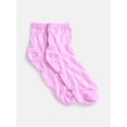 thumbnail image 2 of No Boundaries Women's Ankle Socks, 3-Pack, Size 4-10, 2 of 3