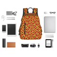 thumbnail image 4 of Easygdp Sunflowers On Red para Easygdp Yak - Mochila Casual Ligera y Resistente para Viaje y Senderismo para Hombres y Mujeres, 4 of 7