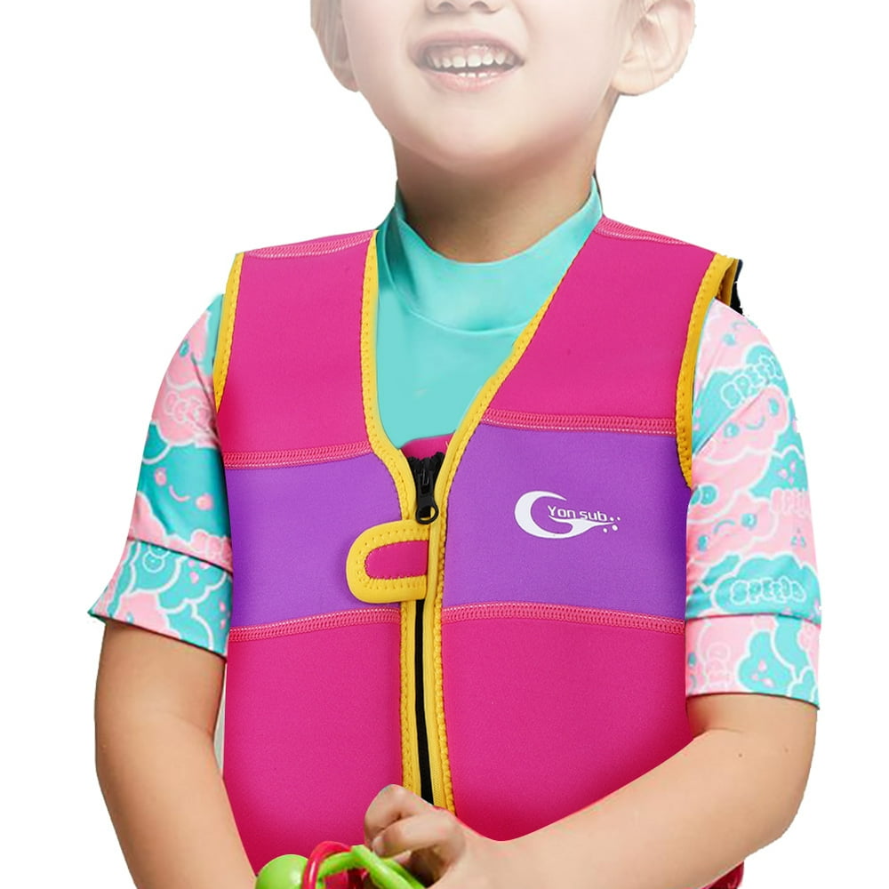 HURRISE Children Swimming Float Suit Swim Vest Jacket For Kids 16