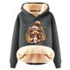 thumbnail image 1 of WILLBEST Sudadera con Capucha Oversize para Mujer, con Estampado Navideño de Vaca y Cordero XX-Grande, 1 of 5