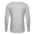 thumbnail image 2 of A4 N3425 Mens Sprint Long Sleeve Tee - Silver - M, 2 of 2