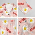 thumbnail image 6 of Top-kevin Women Long Sleeve Pajama Set Comfy Pjs Sets Donut Pattern Hearts Icing 2 Piece Lounge Set, 6 of 12