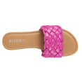 thumbnail image 3 of Sandalia FITORY plana sin cordones con correa trenzada rosa, talla 8, 3 of 9