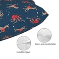 thumbnail image 3 of Kdxio Cotton Pillow Cases 14"x20" Pillowcases,Soft and Breathable Bedroom Pillow Cases-Octopus Sea Life-No Pillow Core, 3 of 5